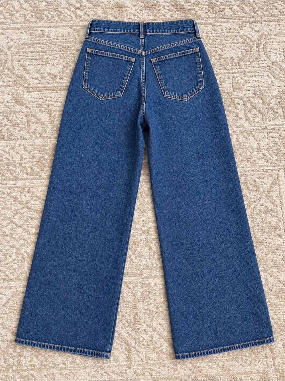 Abercrombie & Fitch High-Rise Wide-Leg Jeans - Denim Blue